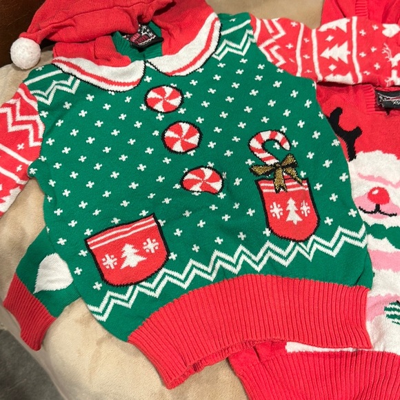 Holiday Christmas 🎄 Clothing. Bundle of 2 Sweaters and pajamas - Picture 15 of 17